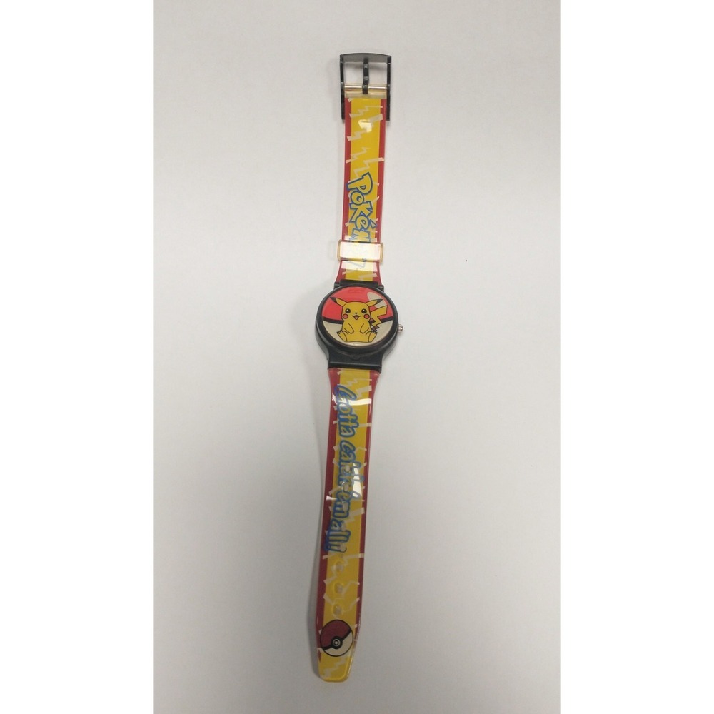 Vintage Pokemon Pikachu Digital Watch Y2K 1999 Fashion NEEDS BATTERIES